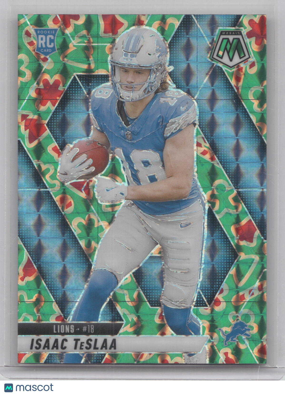 2025 Panini Mosaic Prizm Isaac TeSlaa #319 Cookies RC