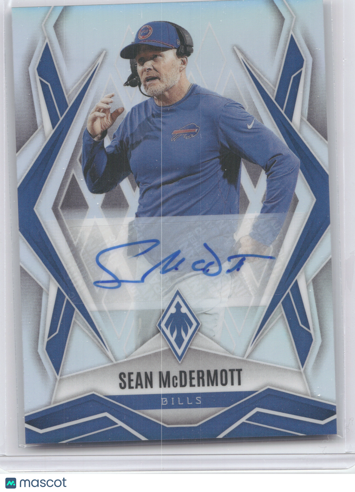 2025 Panini Phoenix Football Sean McDermott #42 Autograph 033/199
