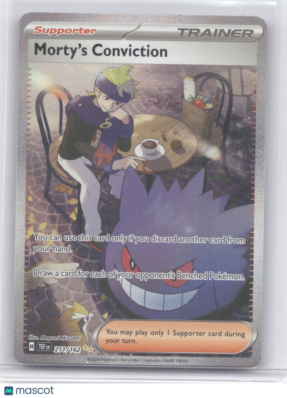 2024 Temporal Forces Morty's Conviction Secret Rare #211/162