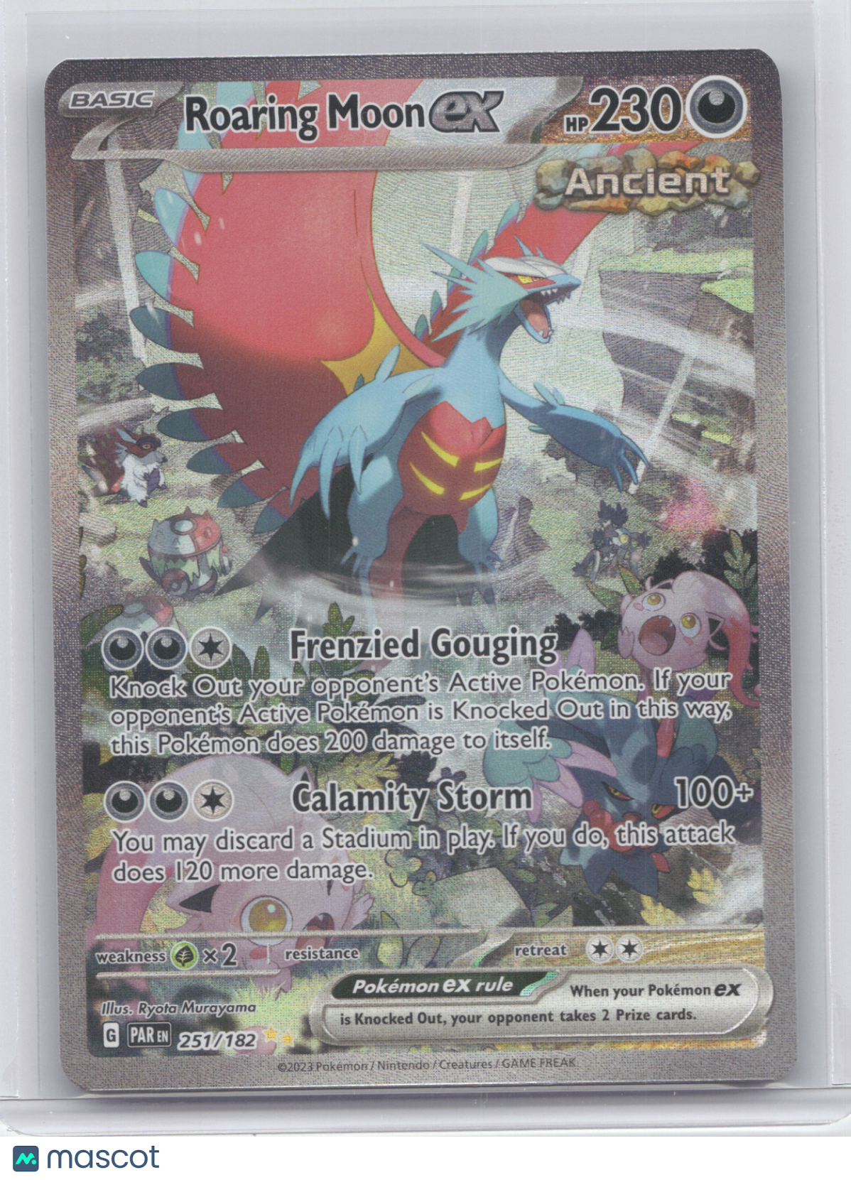 2023 Paradox Rift Roaring Moon ex Secret Rare #251/182