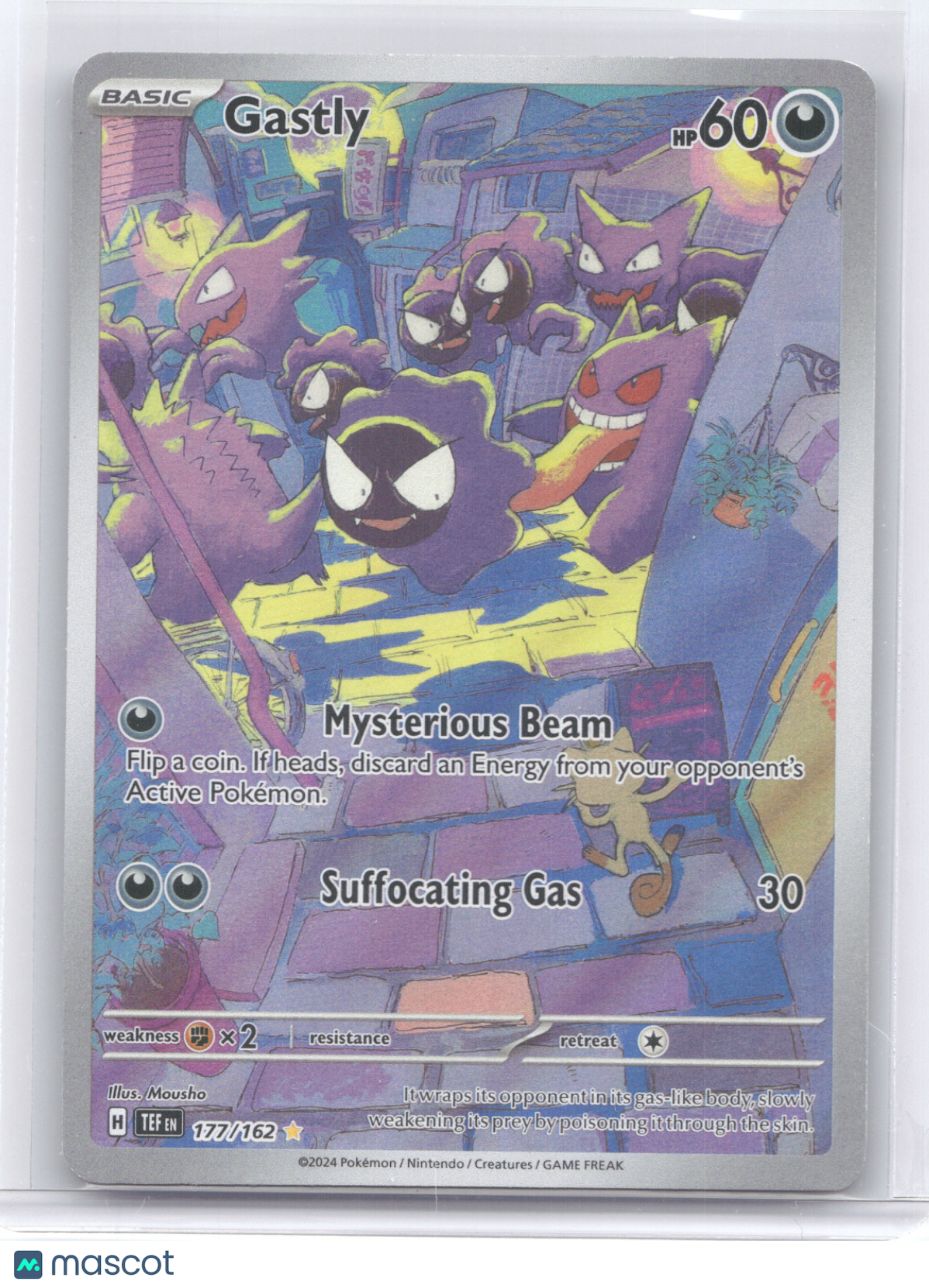 2024 Temporal Forces Gastly Secret Rare #177/162