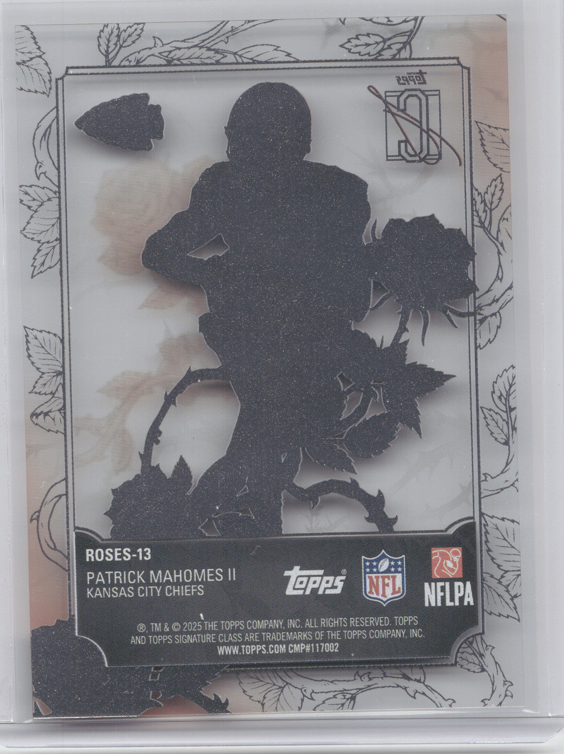 2025 Topps Signature Class Roses Patrick Mahomes II #ROSES-13