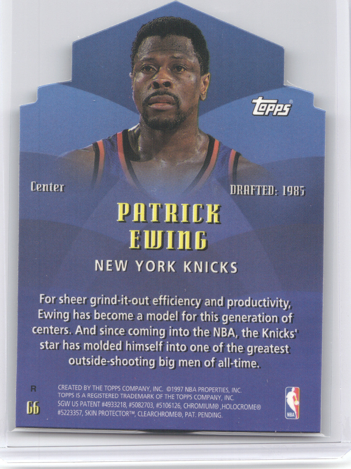 1997 Topps Generations Patrick Ewing #G6