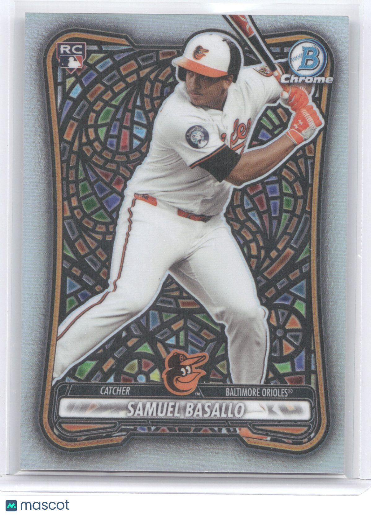 2026 Bowman Chrome Samuel Basallo #93 Stained Glass RC