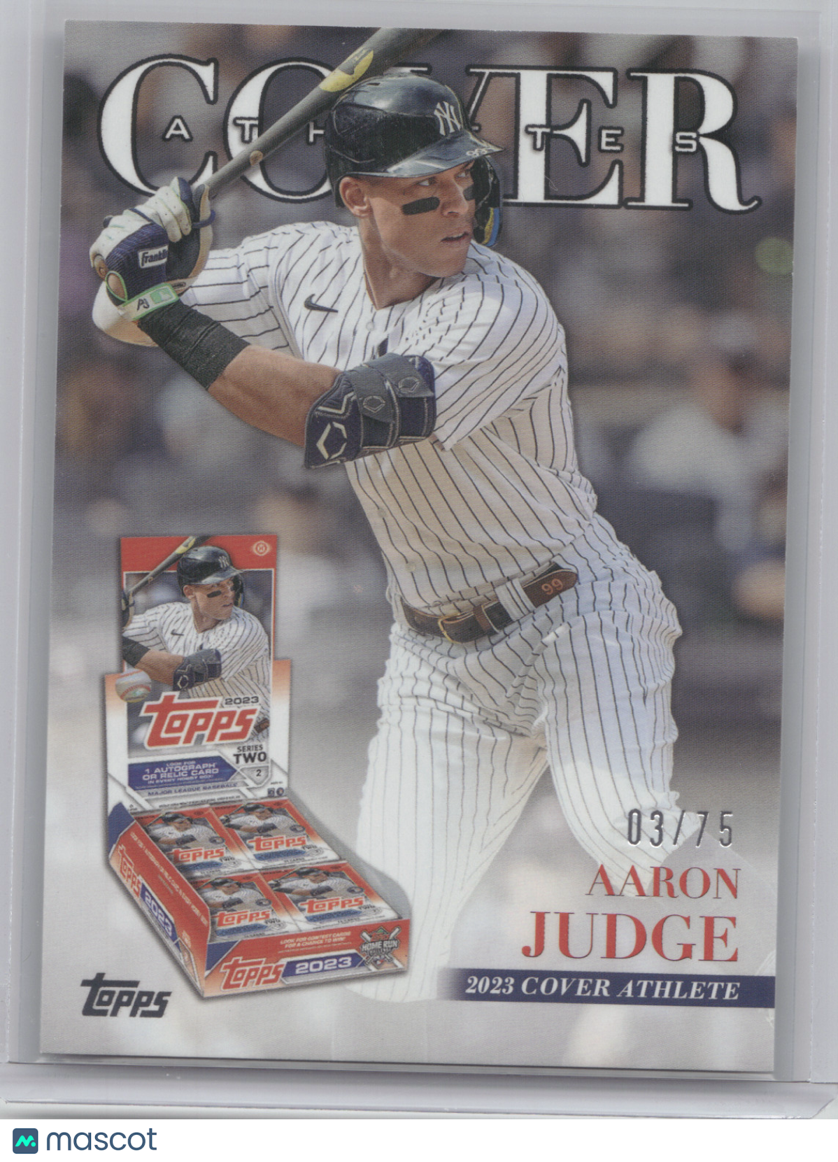 2026 Topps Series 2 Cover Athlete Aaron Judge #CA-17 03/75