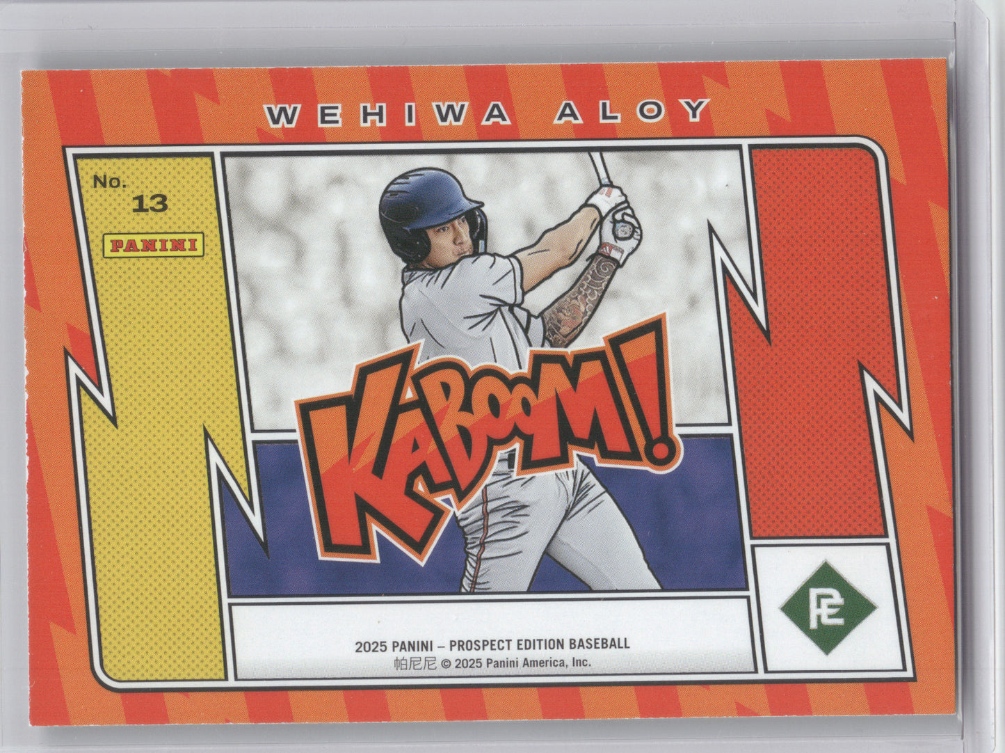 2025 Panini Prospect Edition Baseball Kaboom! Wehiwa Aloy #13