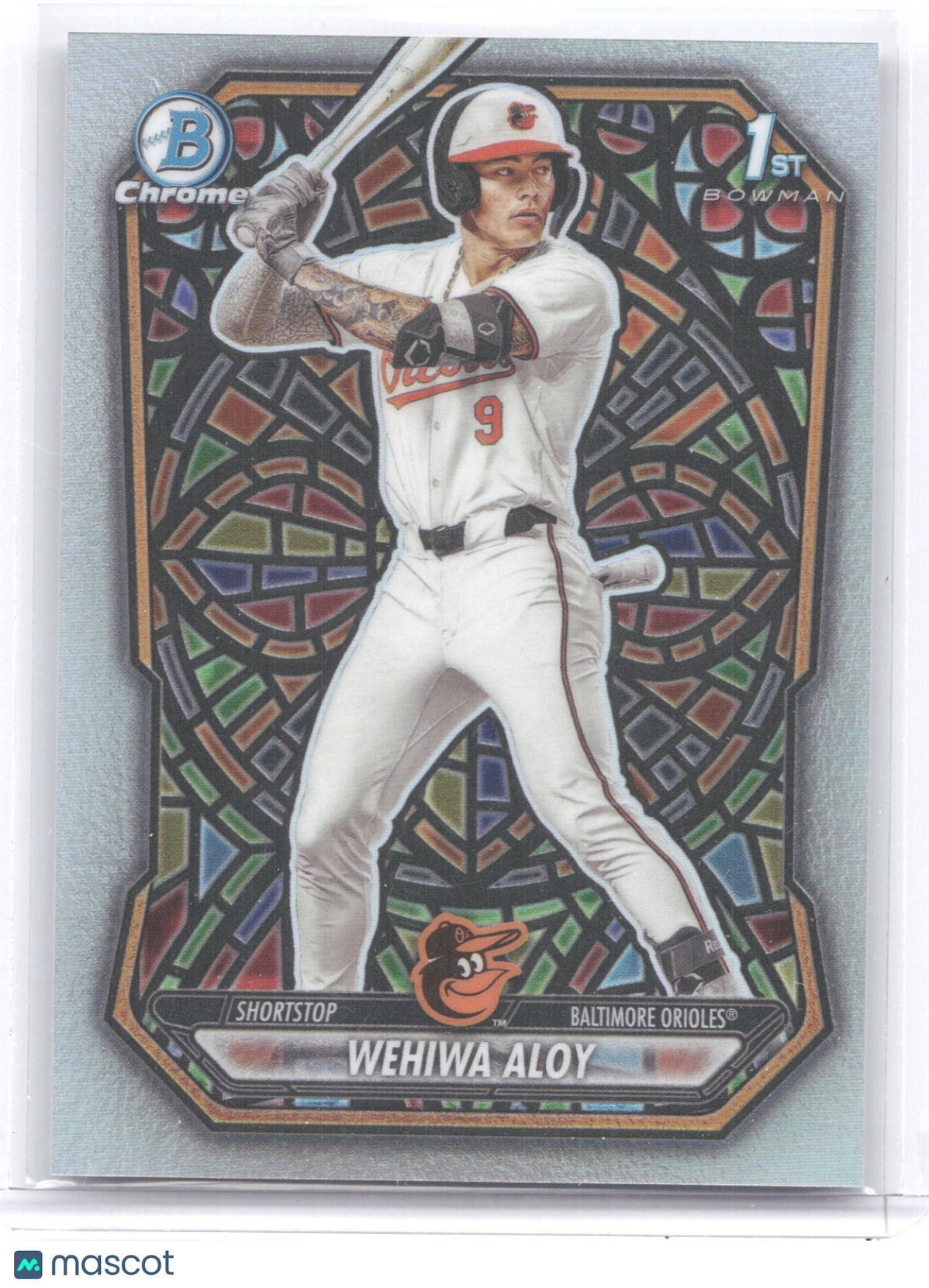 2026 Bowman Chrome Prospect Wehiwa Aloy #BCP-135 Stained Glass