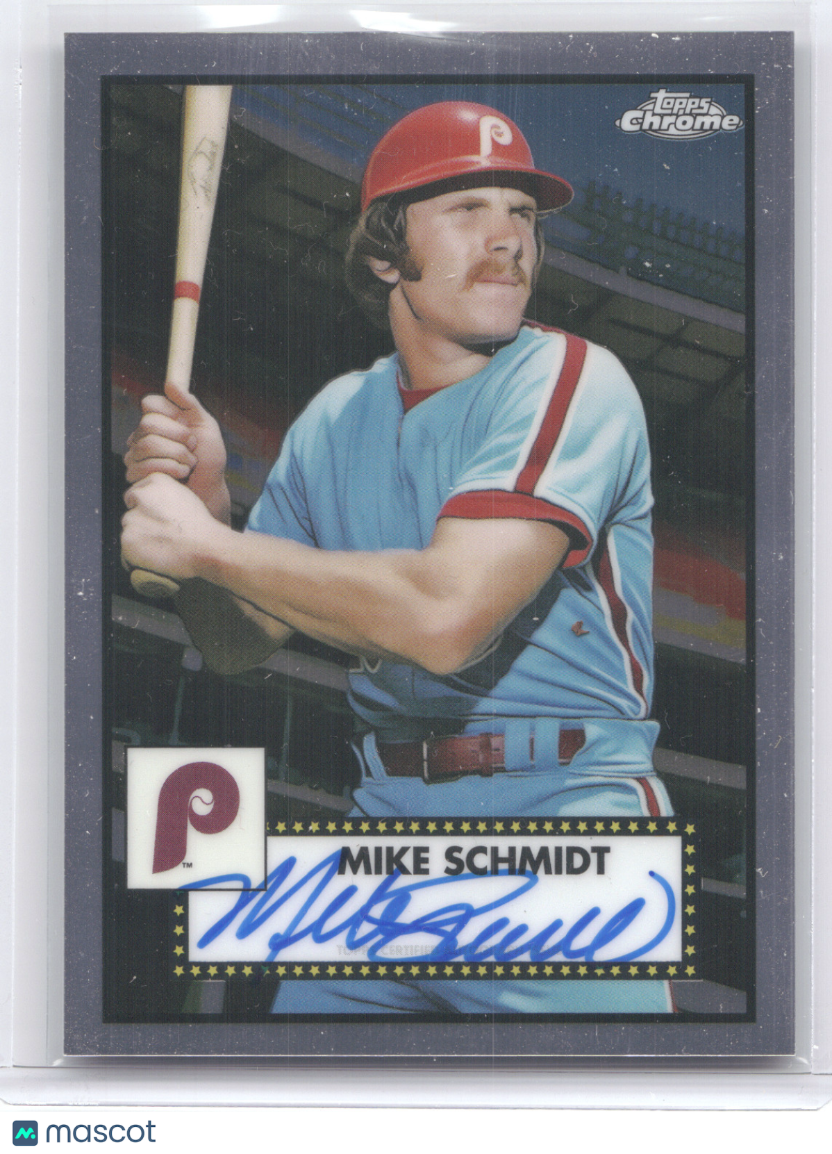 2021 Topps Chrome Platinum Anniversary Autograph Mike Schmidt #PA-MSM