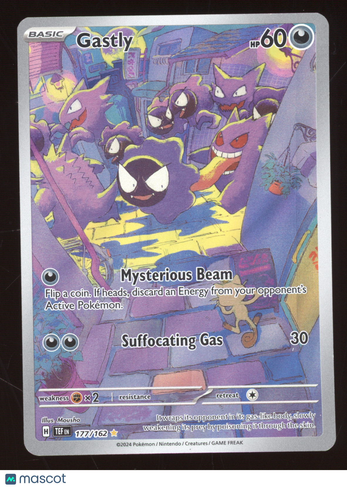 2024 Temporal Forces Gastly Secret Rare #177/162