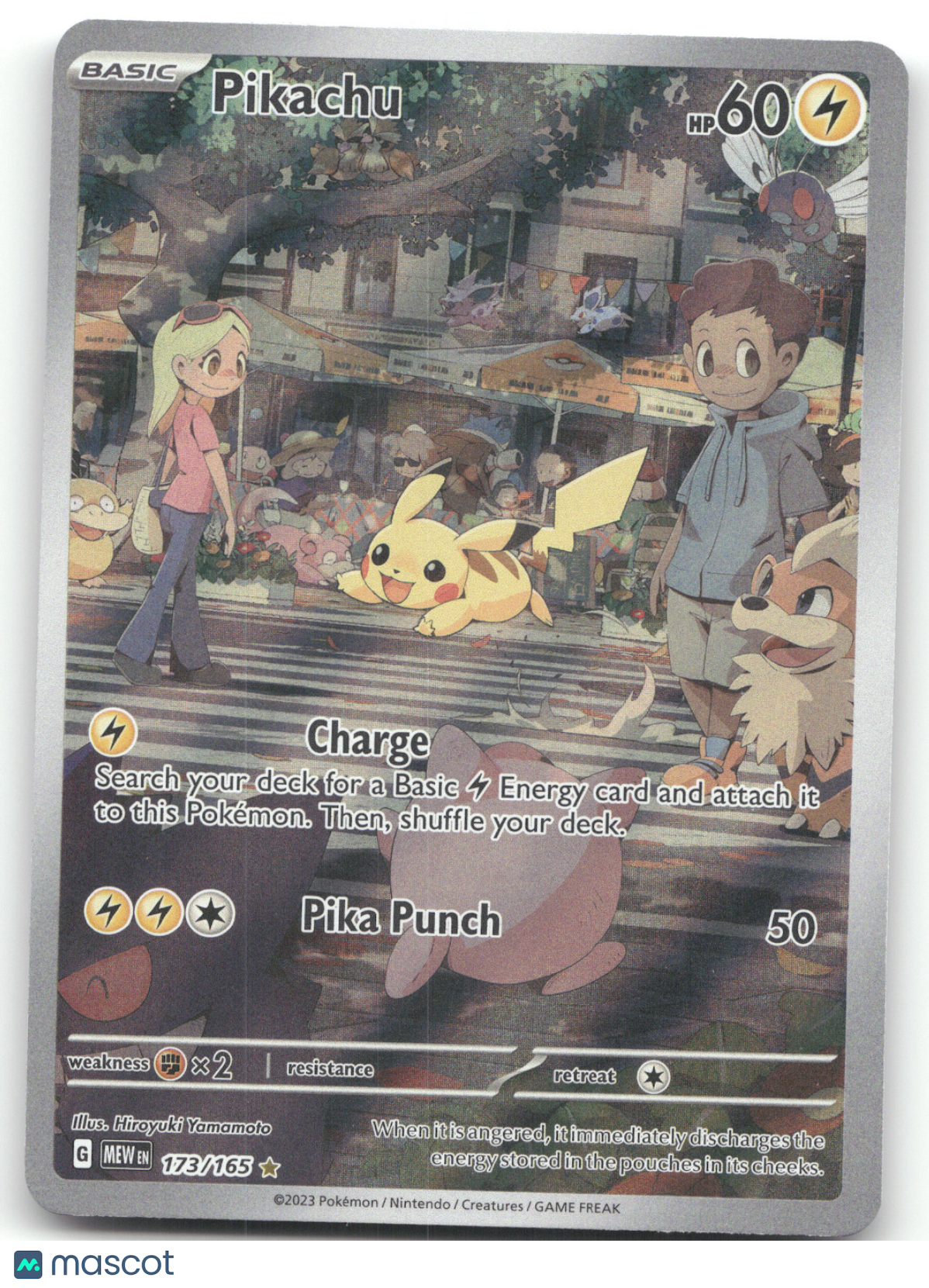 2023 Scarlet & Violet 151 Pikachu Secret Rare #173/165