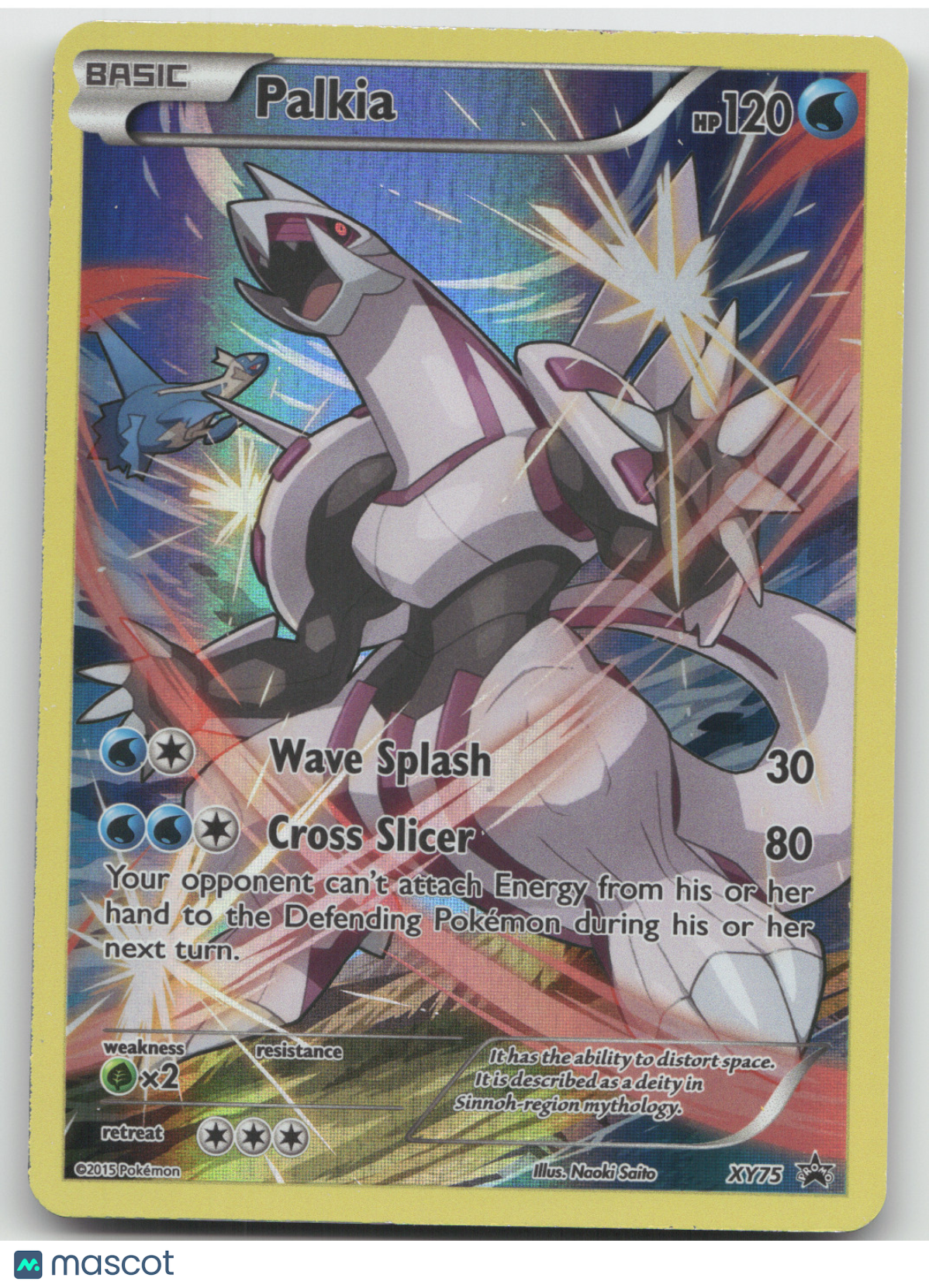 2015 XY Palkia Black Star Promo #XY75