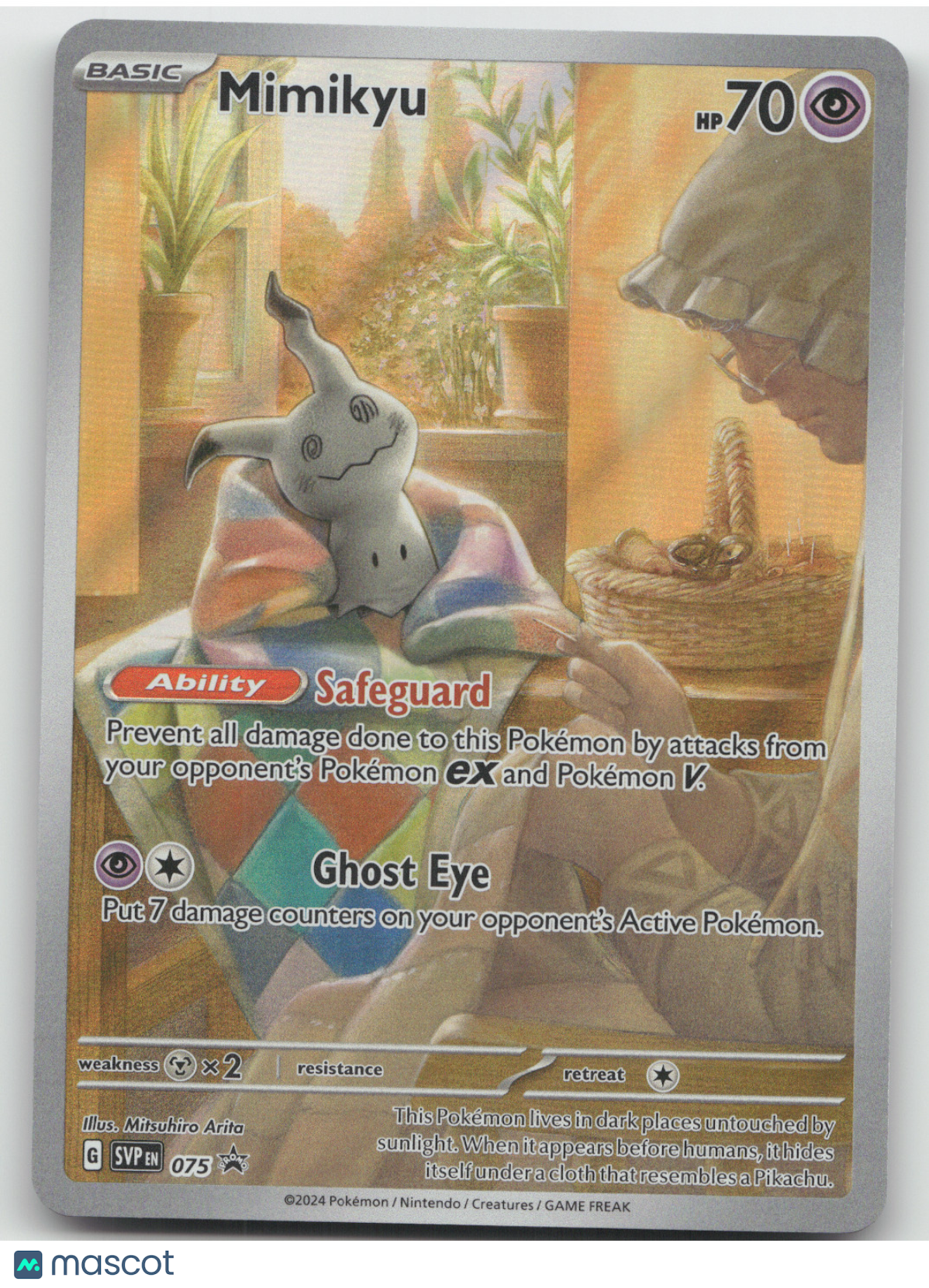 2024 Scarlet & Violet Mimikyu Black Star Promo #075