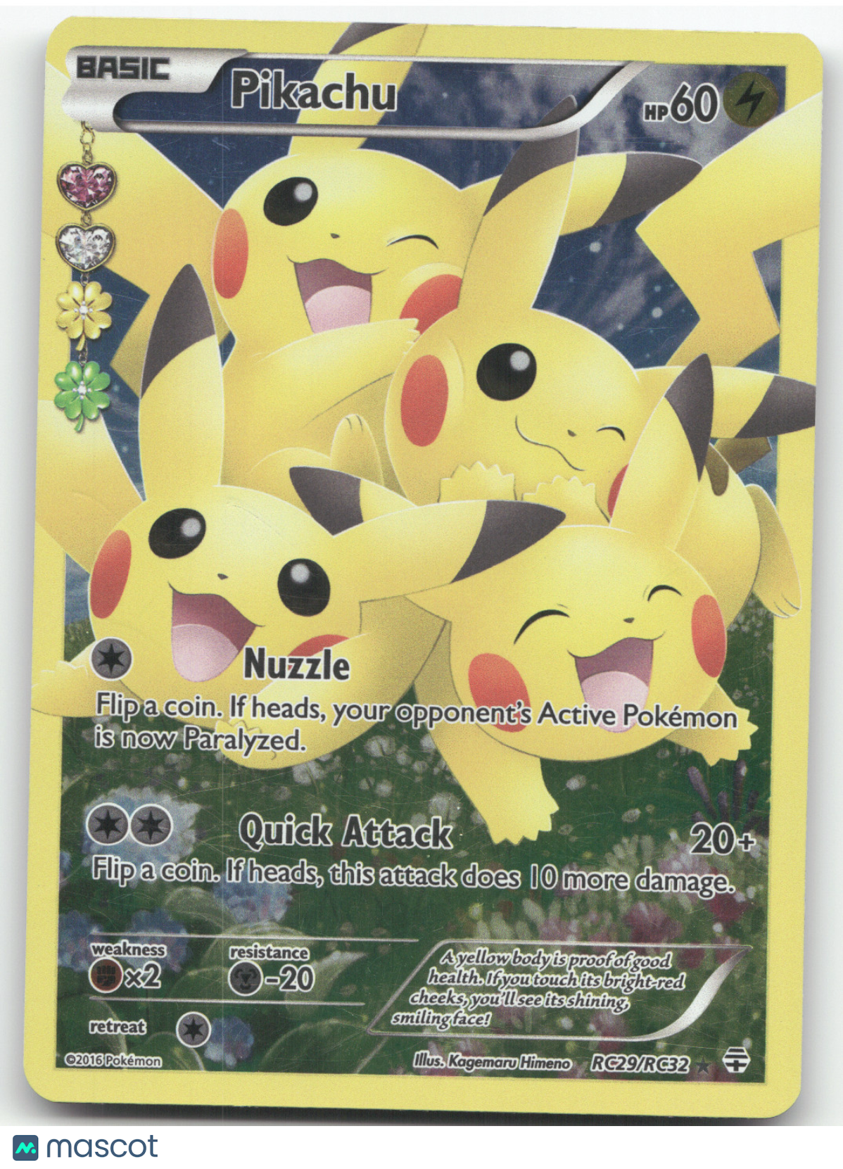 2016 Generations Pikachu Ultra Rare #RC29/RC32