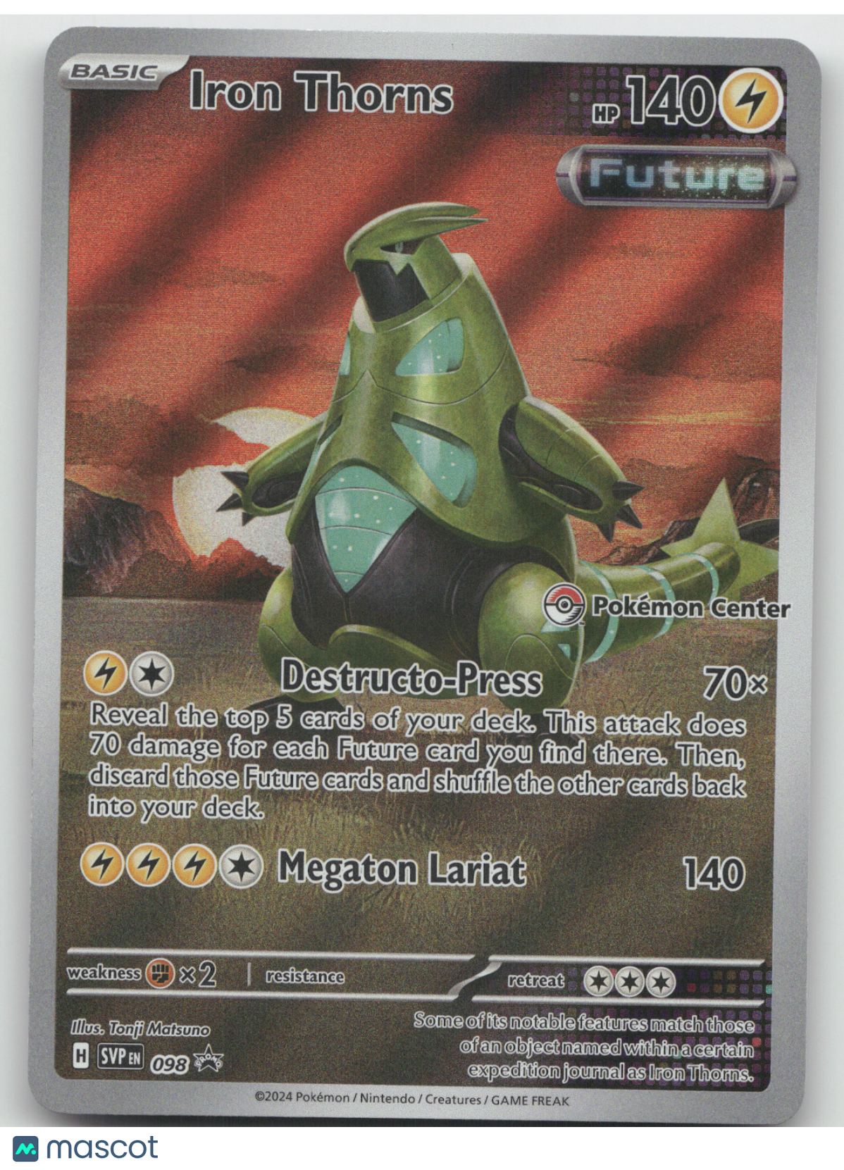 2024 Scarlet & Violet Iron Thorns Black Star Promo #098