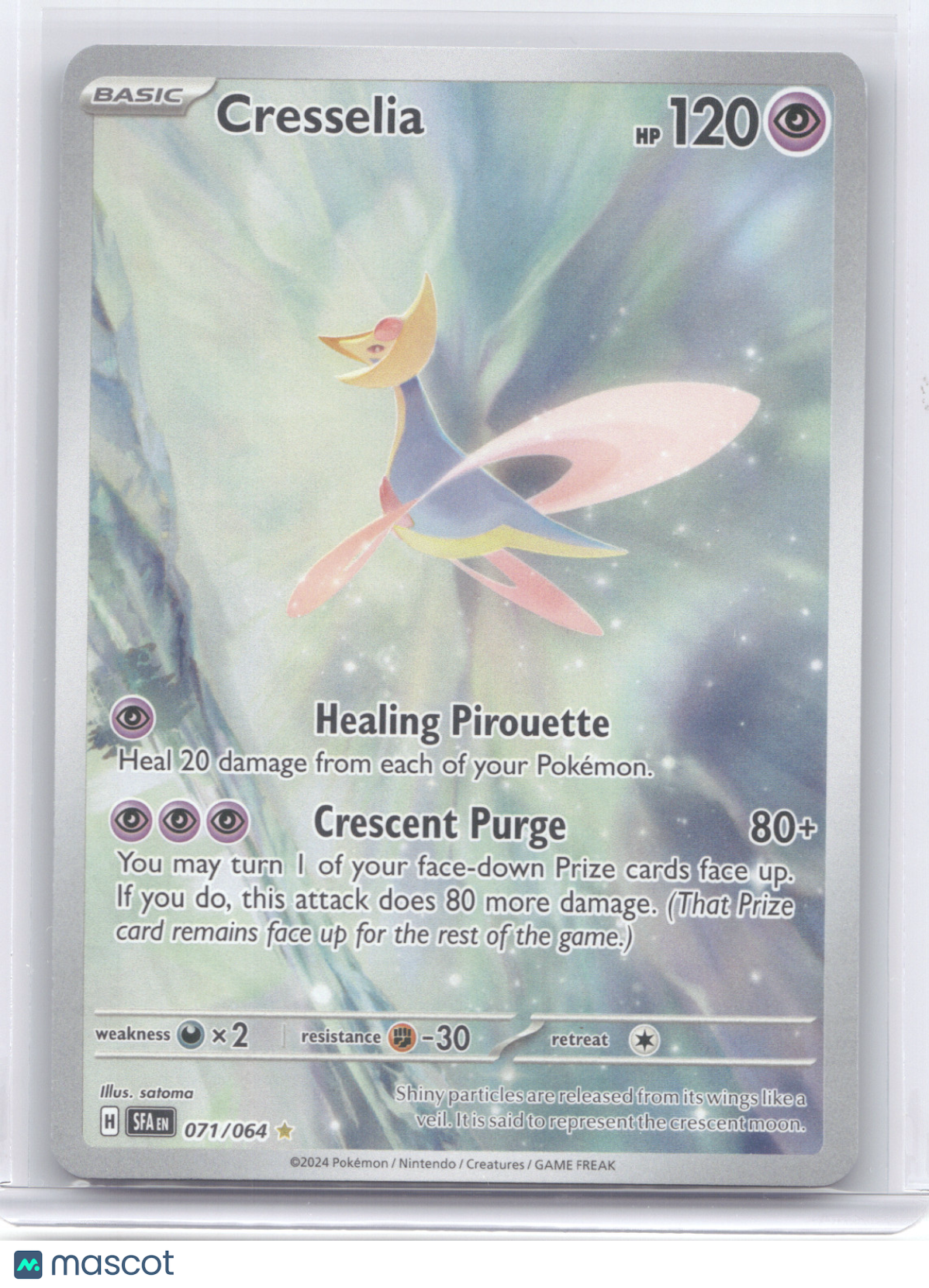 2024 Shrouded Fable Cresselia Secret Rare #071/064