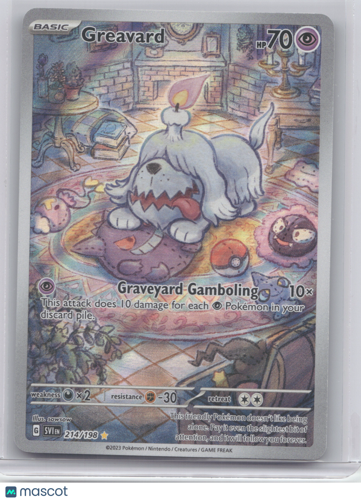 2023 Scarlet & Violet Greavard Secret Rare #214/198