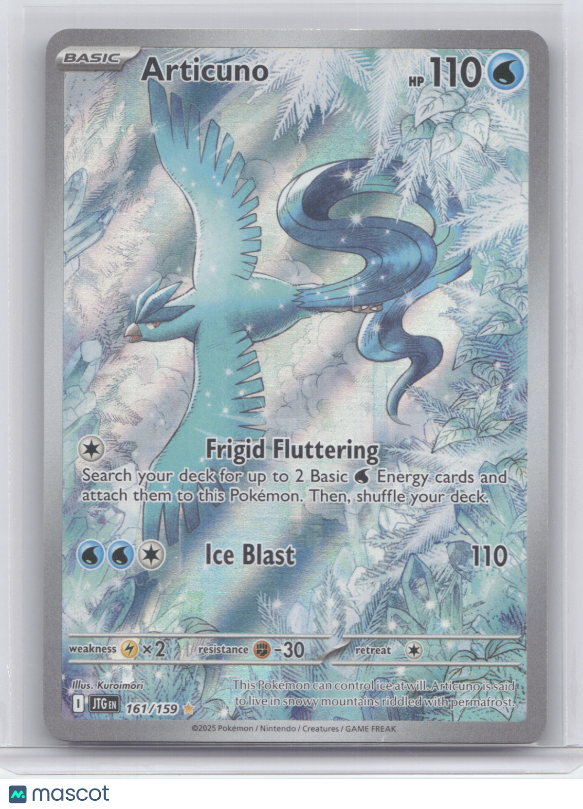 2025 Journey Together Articuno Secret Rare #161/159