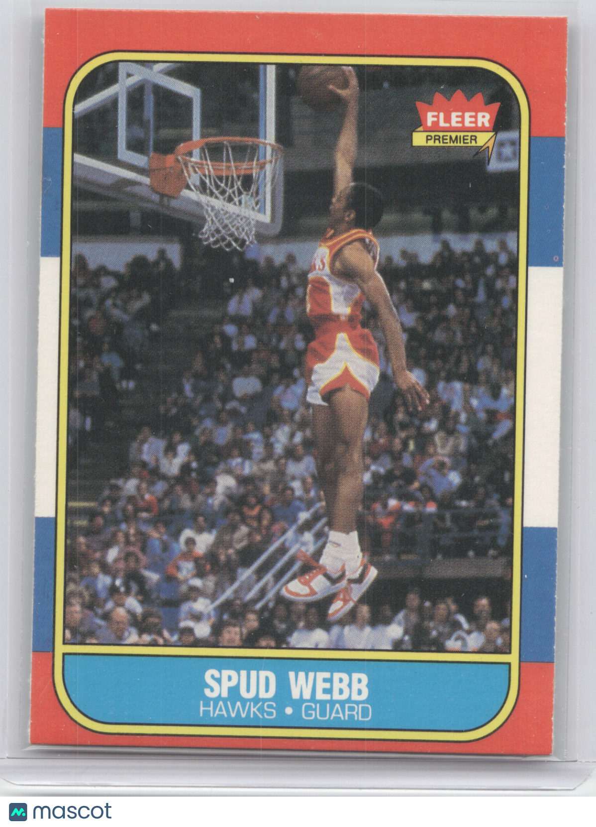 1986 Fleer Spud Webb #120