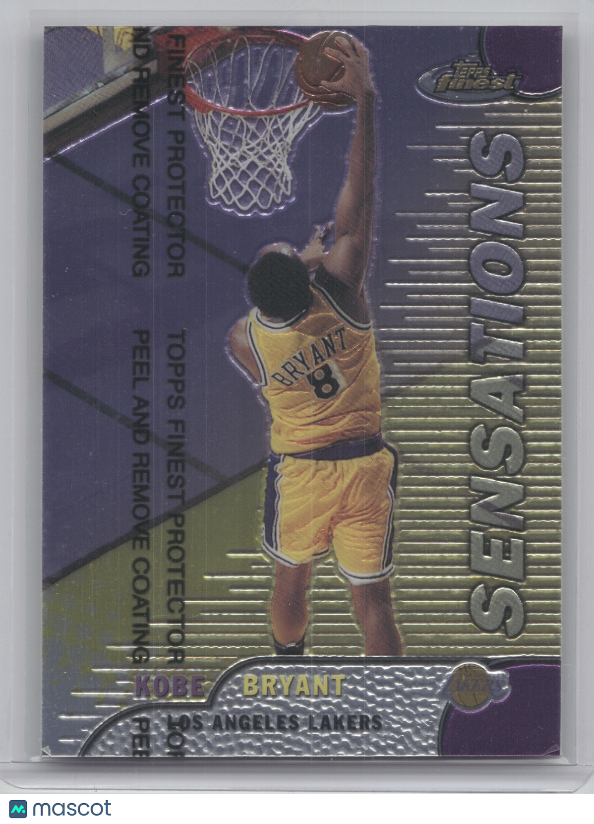 1999 Topps Finest Sensations Kobe Bryant #128 w/ Coating