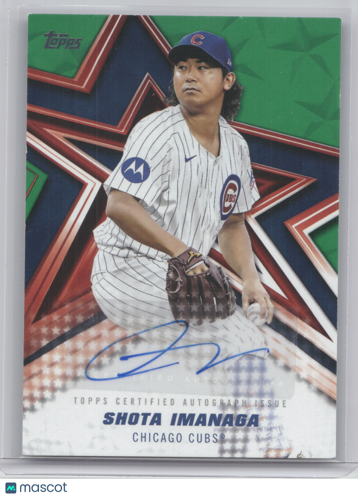 2026 Topps Baseball Stars Autographs Shota Imanaga #BSA-SHO Green 17/99