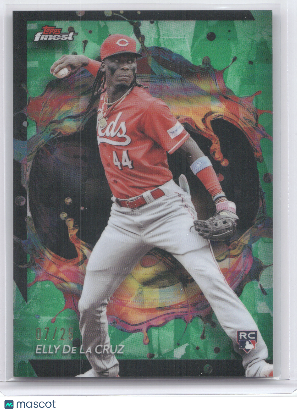 2024 Topps Finest Elly De La Cruz #238 Green RC 07/25