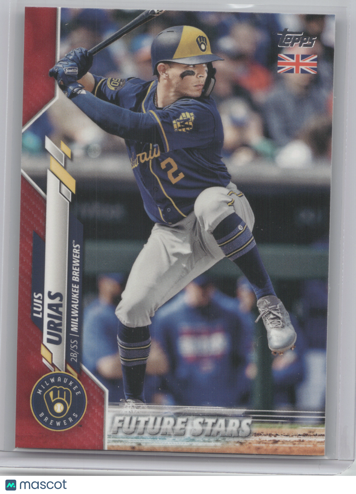 2020 Topps UK Edition Luis Urías #157 Red 1/5