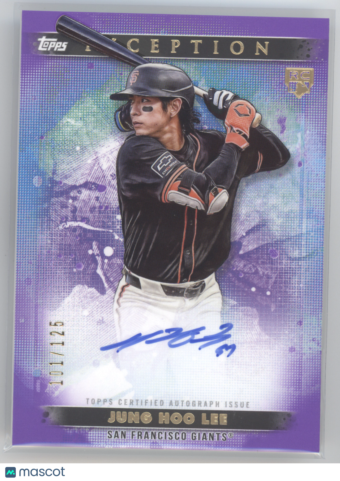 2024 Topps Inception Rookie Autograph Jung Hoo Lee #BRES-JHO Purple 101/125 RC