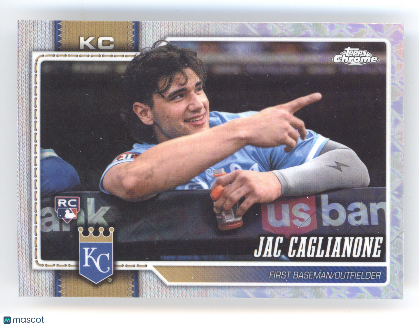 2026 Topps Chrome Jac Caglianone #131 Logo Image Variation RC