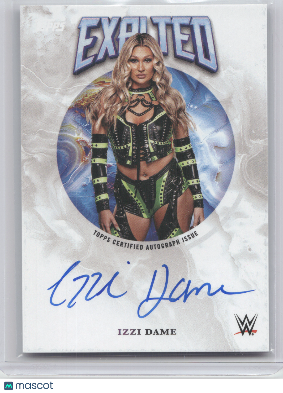 2025 Topps WWE Exalted Autographs Izzi Dame #EXA-IZZ
