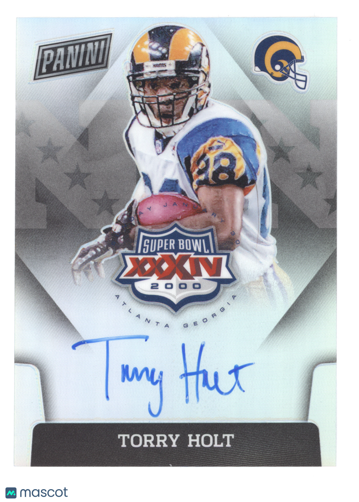 2021 Panini Prizm Super Bowl Autograph Torry Holt #SBXXXIV-TH