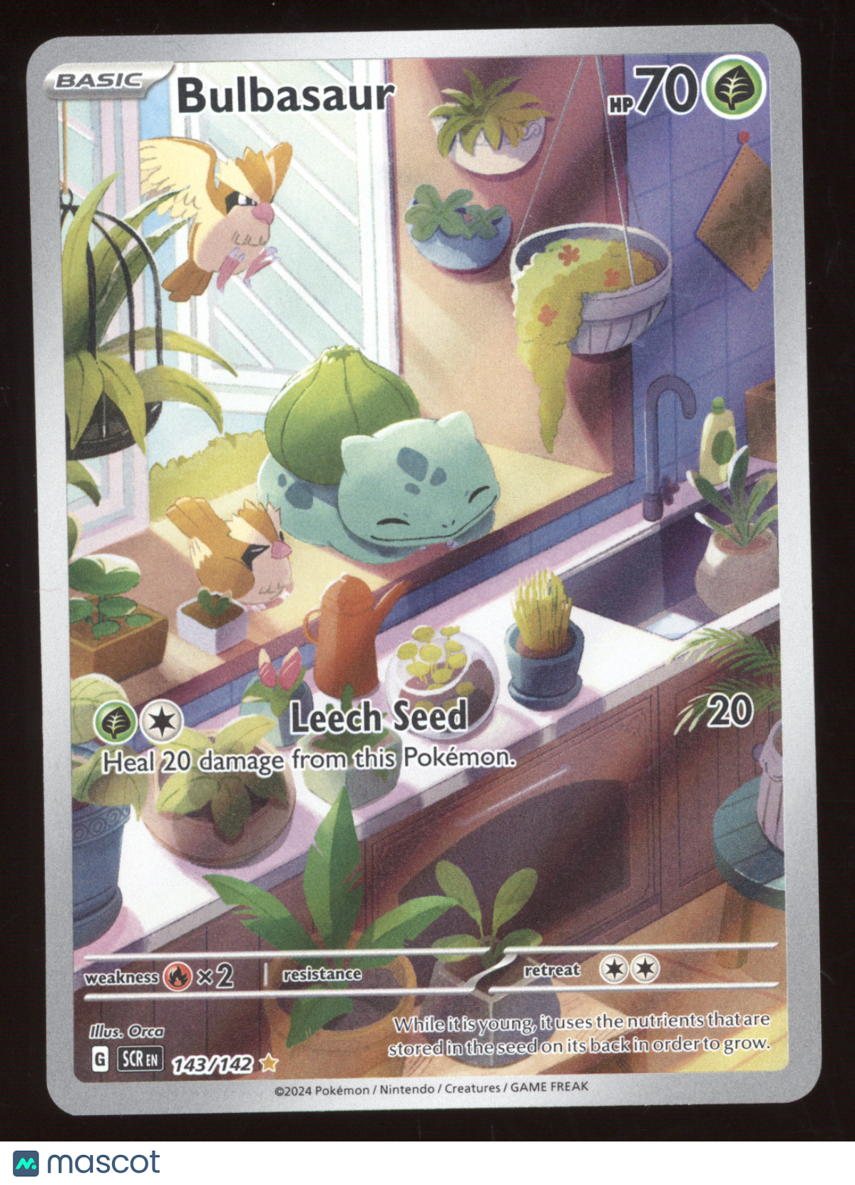 2024 Stellar Crown Bulbasaur Secret Rare #143/142