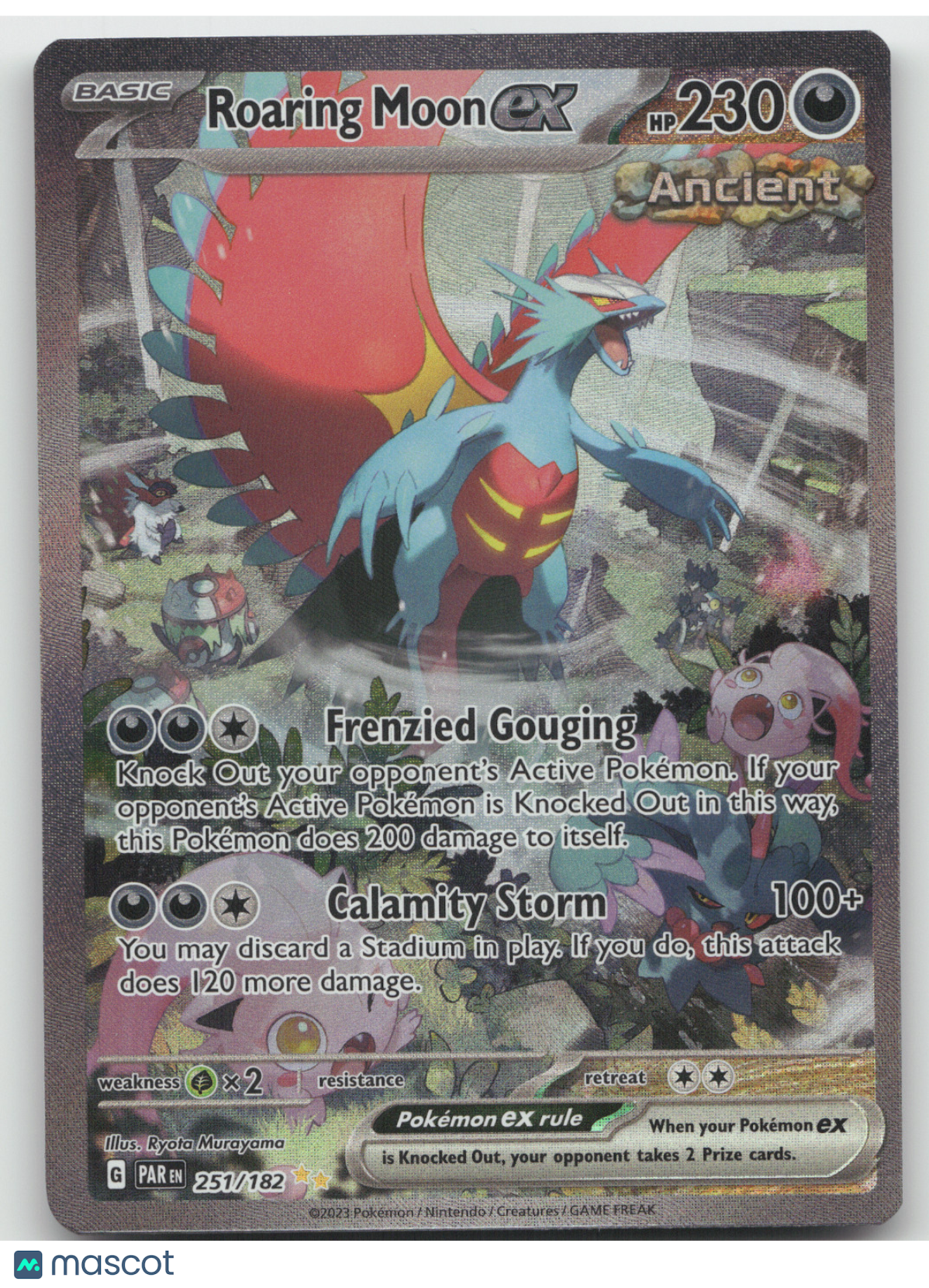 2023 Paradox Rift Roaring Moon ex Secret Rare #251/182