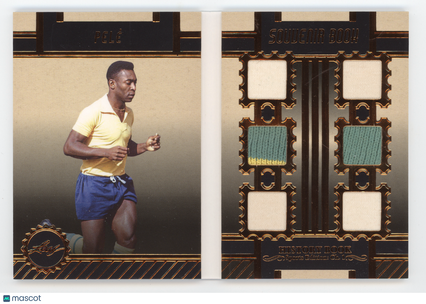 2023 Leaf History Book Sports Edition Pelé #SB-13 25/25 Game-Used Memorabilia