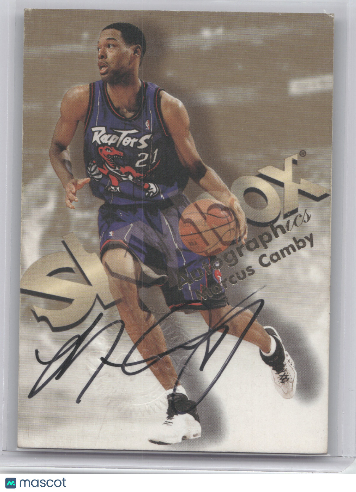 1997 SkyBox Premium Autographics Marcus Camby