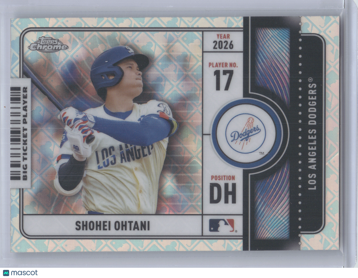 2026 Topps Chrome Big Ticket Player Shohei Ohtani #BTP-3 Logofractor