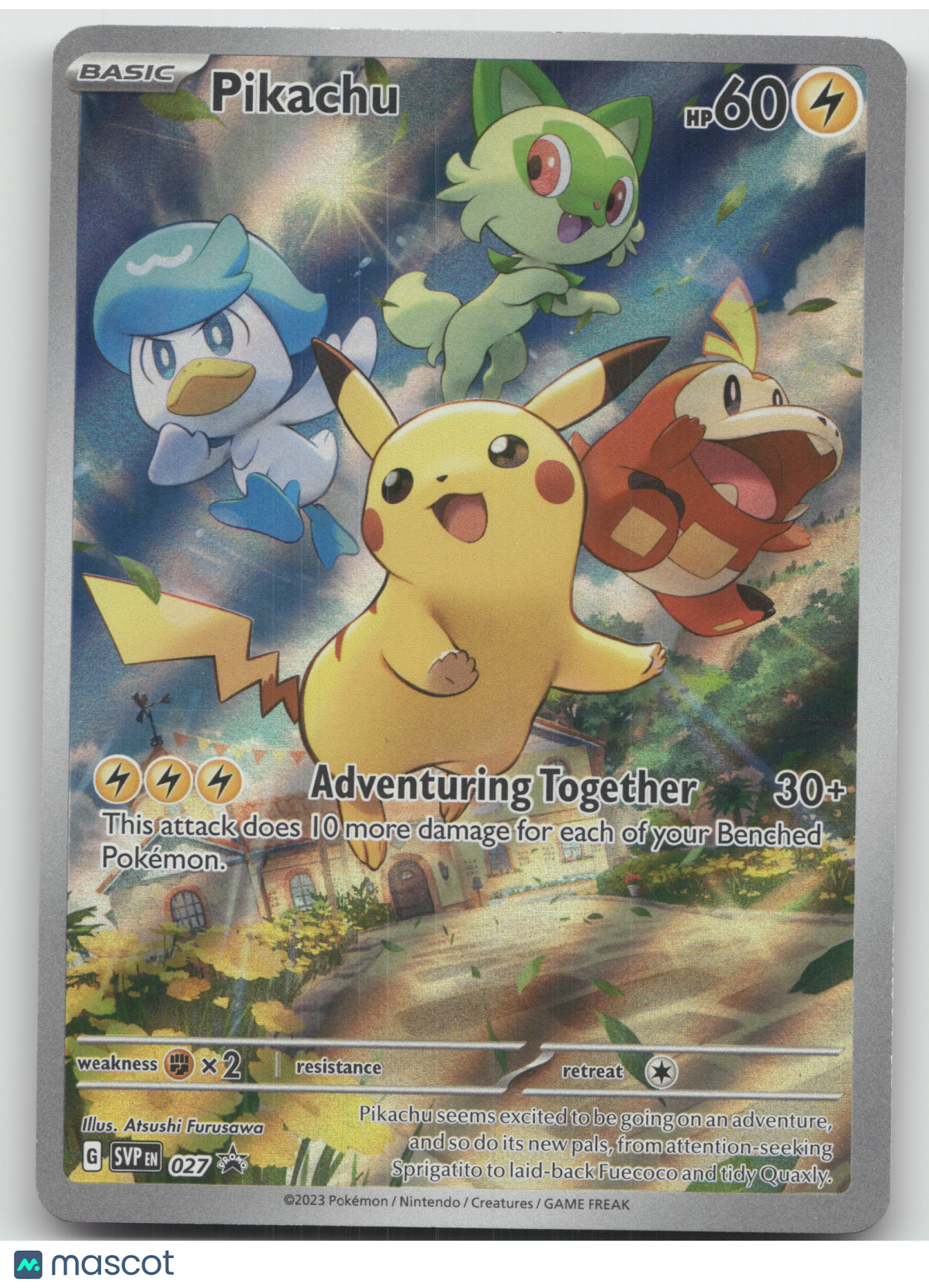 2023 Scarlet & Violet Pikachu Black Star Promo #027