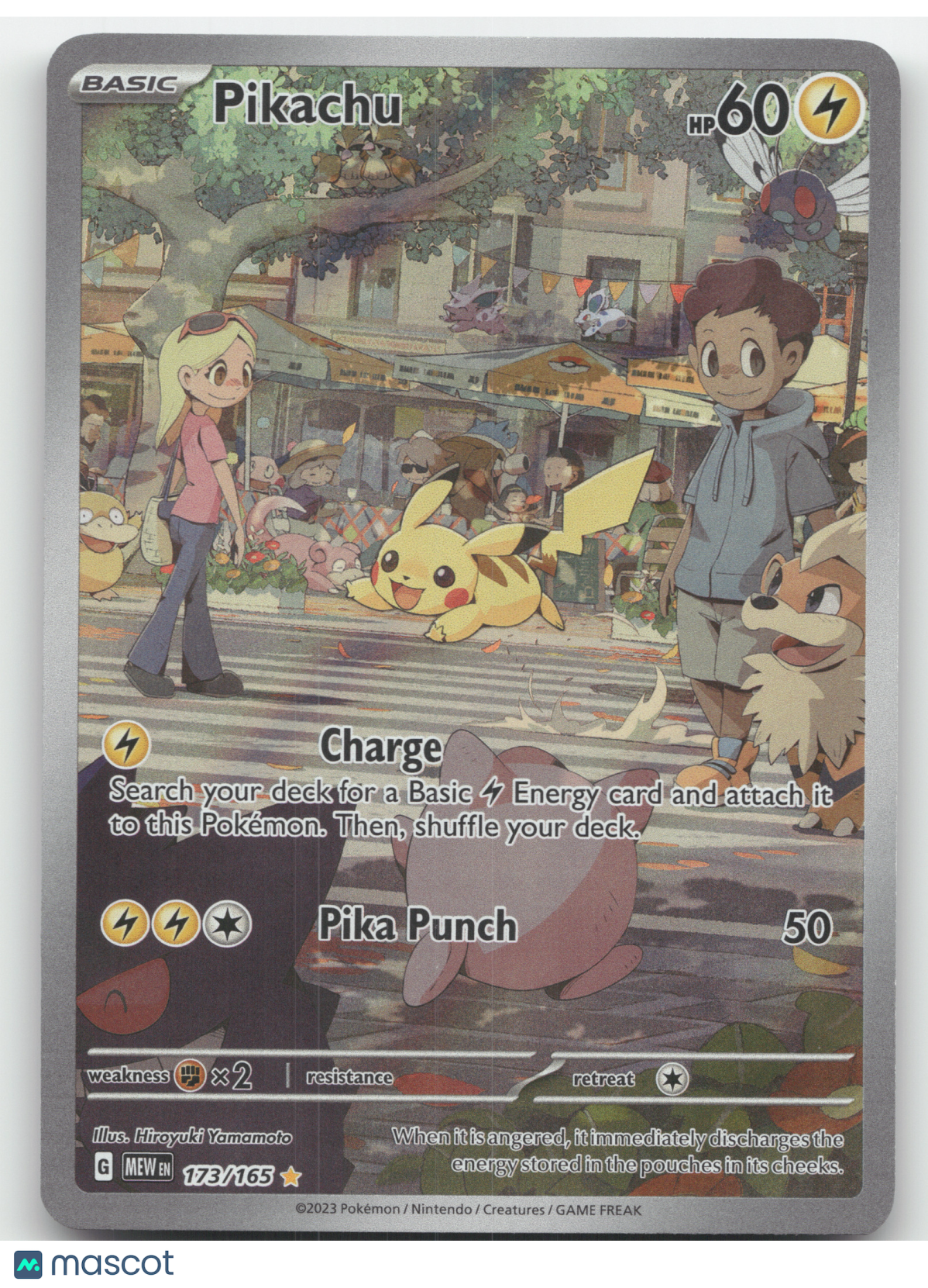 2023 Scarlet & Violet 151 Pikachu Secret Rare #173/165