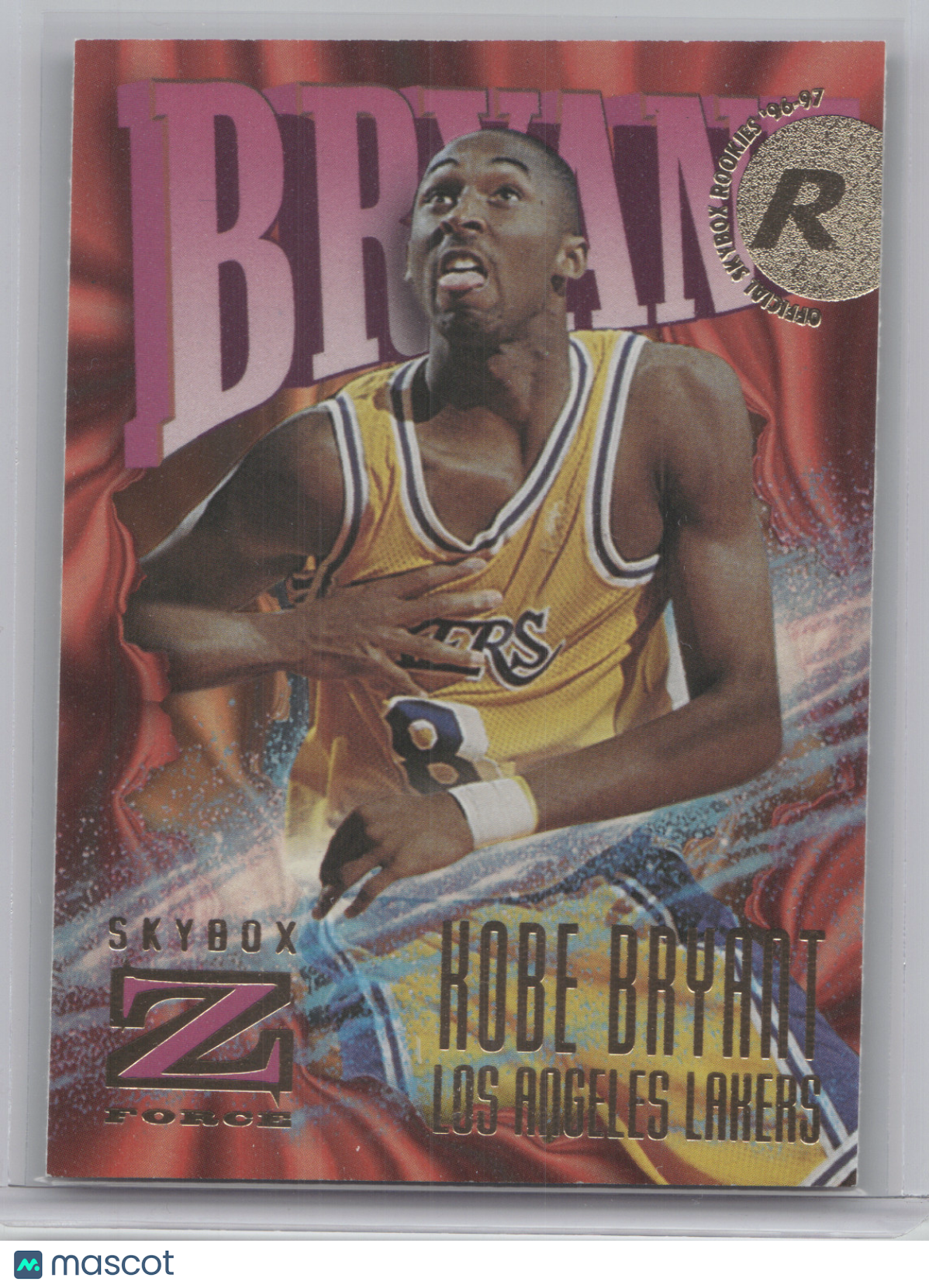1996 SkyBox Z-Force Kobe Bryant #142 Rookie
