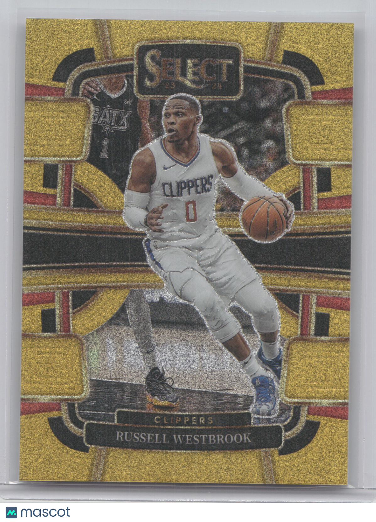 2023 Panini Select Russell Westbrook #55 Gold Glitter