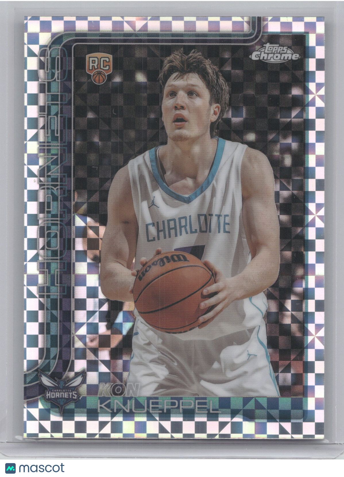 2025 Topps Chrome Kon Knueppel #254 X-Fractor RC