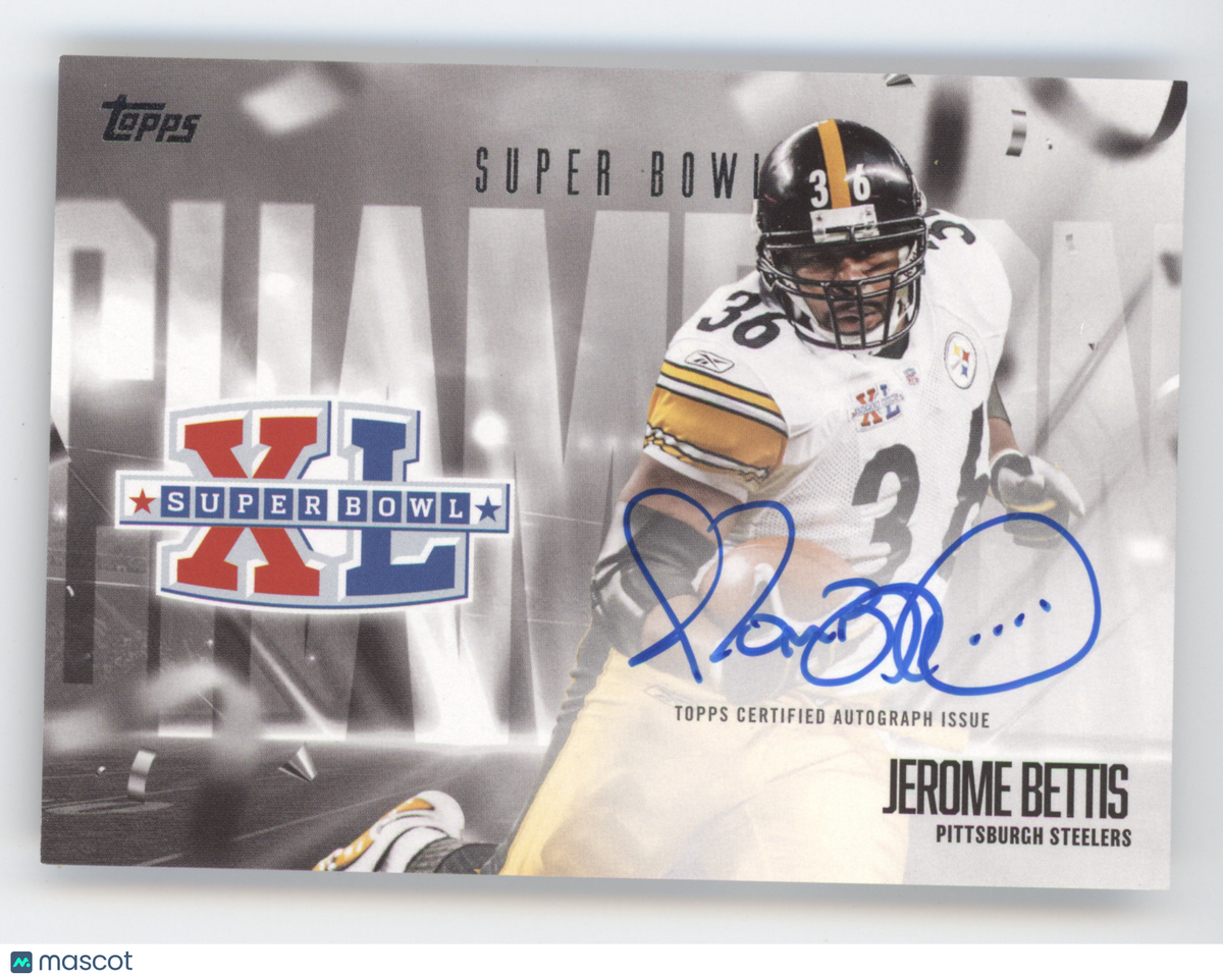 2026 Topps Super Bowl Champion Signature Jerome Bettis #SBCS-JB