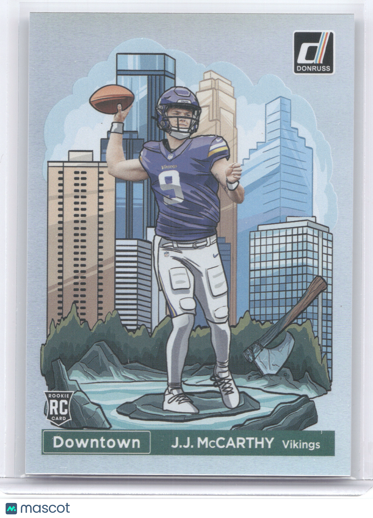 2024 Panini Donruss J.J. McCarthy #11 Downtown RC