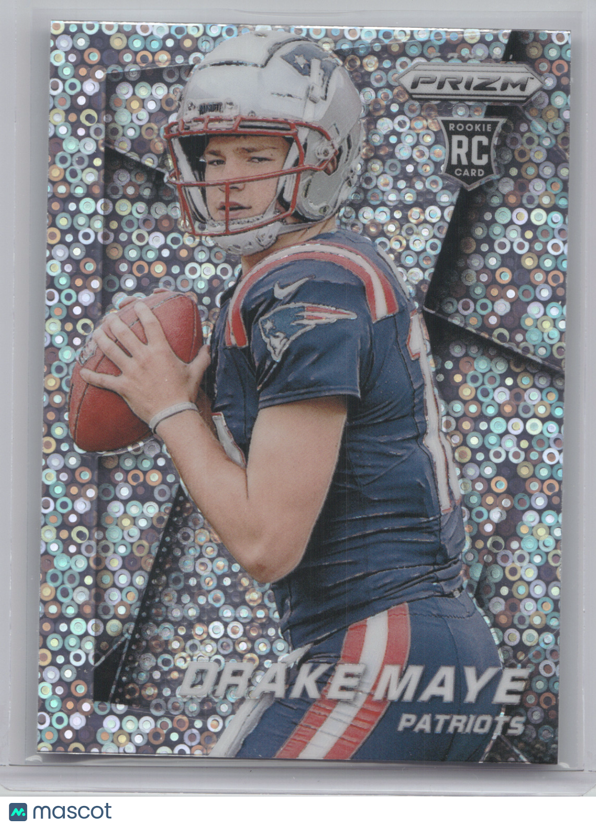 2024 Panini Prizm Flashback No Huddle Throwback Drake Maye #10 Disco RC