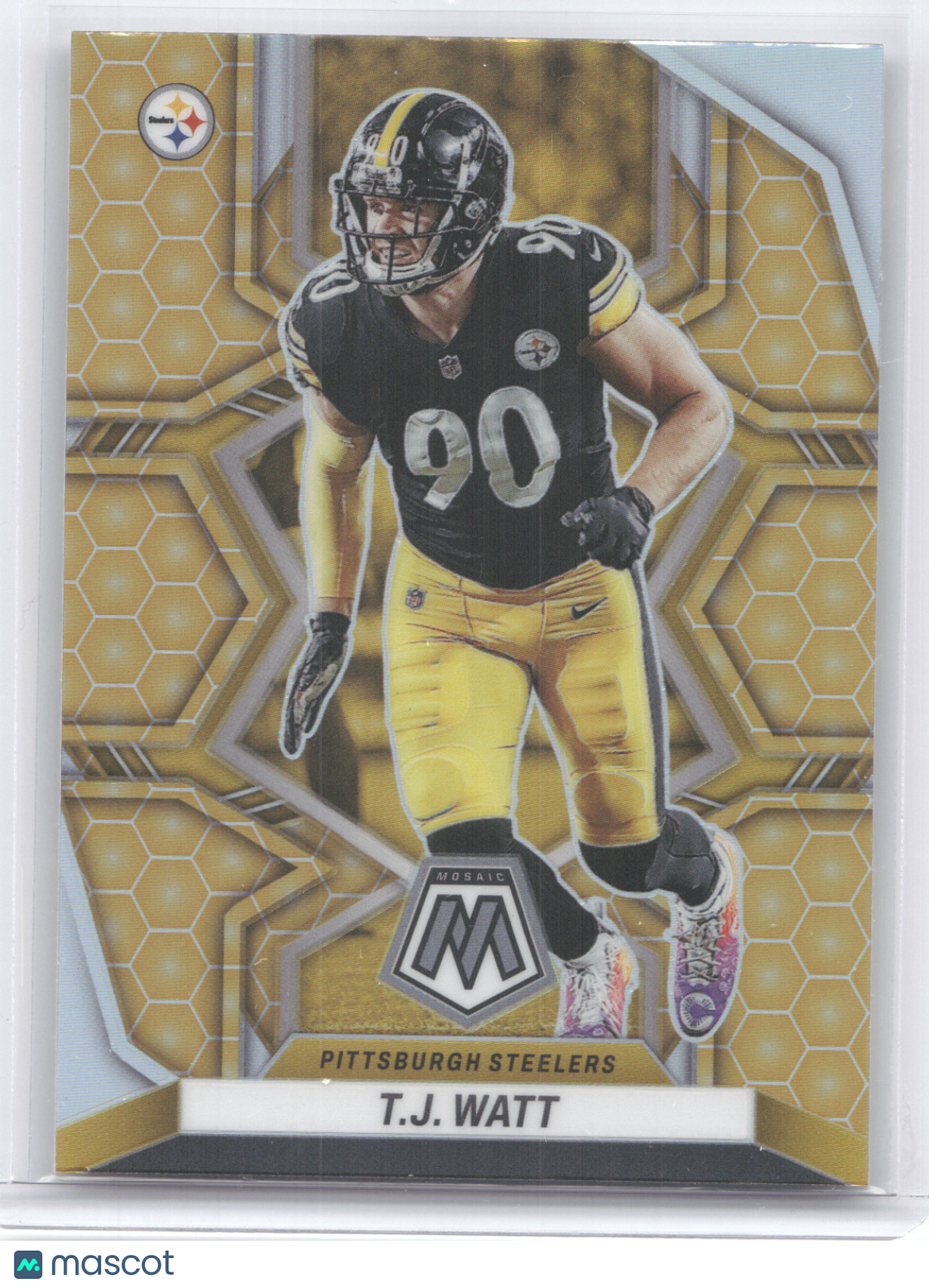 2022 Panini Mosaic T.J. Watt #167 Honeycomb