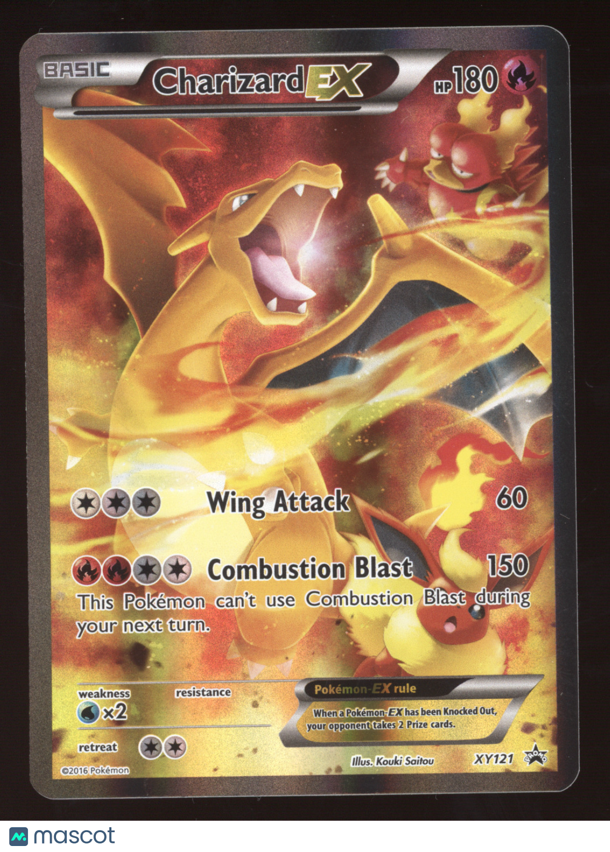 2016 Pokemon XY Charizard EX Black Star Promo #XY121