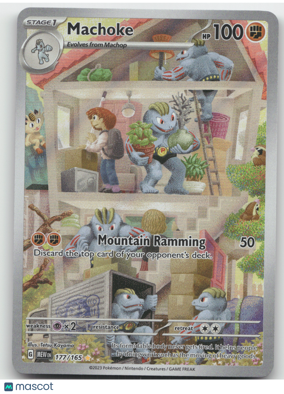 2023 Scarlet & Violet 151 Machoke Secret Rare #177/165
