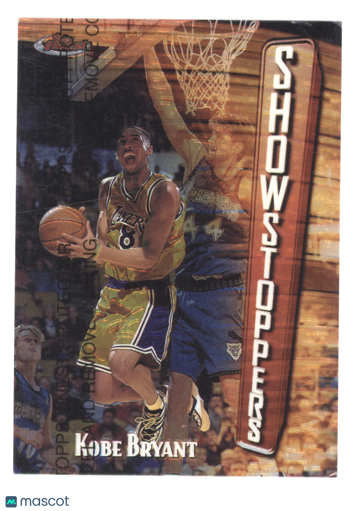 1997 Topps Finest Showstoppers Kobe Bryant #262 w/Coating