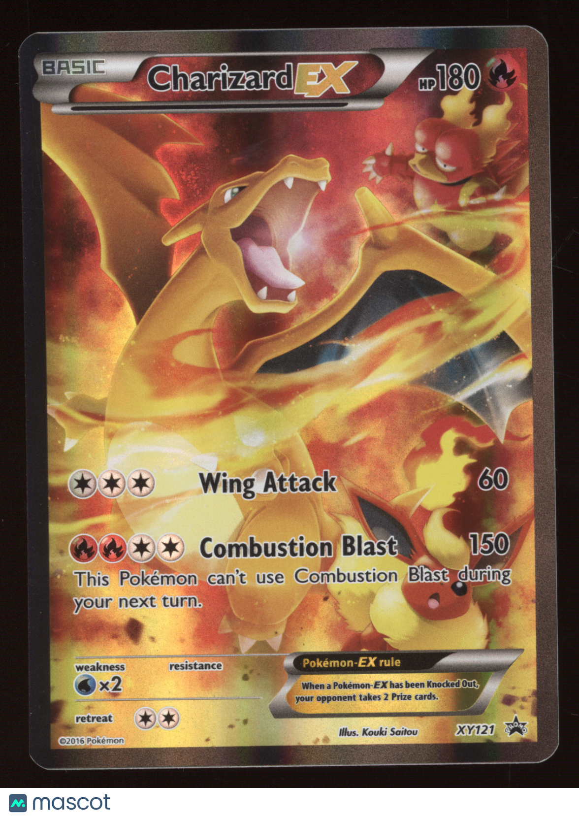 2016 Pokemon XY Charizard EX Black Star Promo #XY121