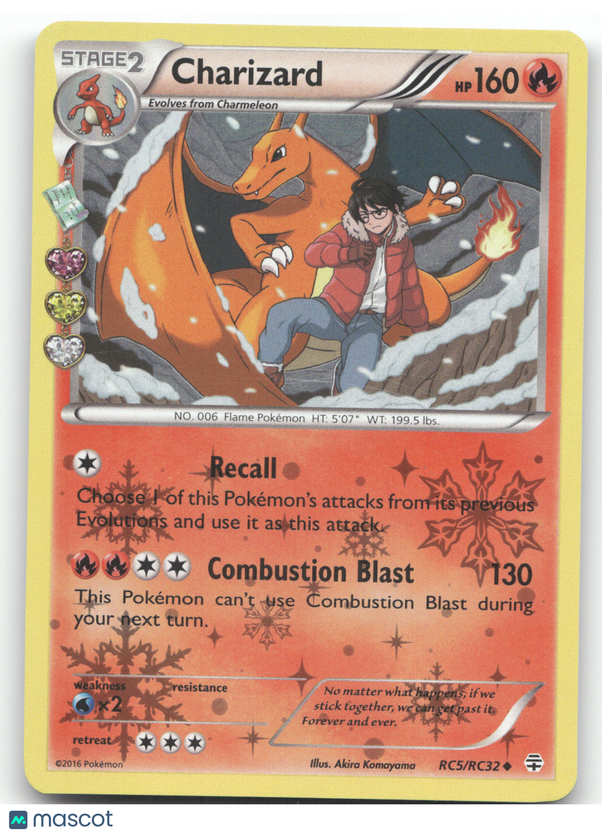 2016 Generations Charizard Holo #RC5/RC32