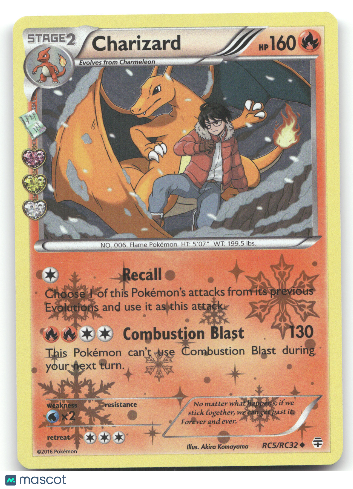 2016 Generations Charizard Holo #RC5/RC32